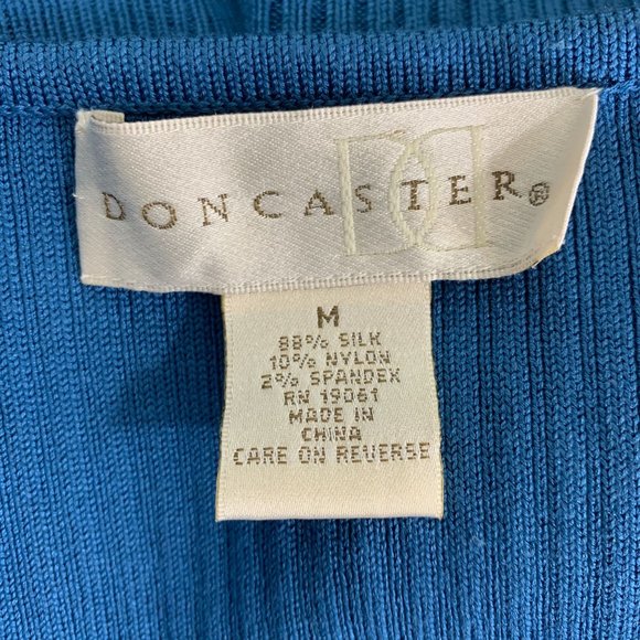 Doncaster Medium Sweater Blouse Silk Blend STRETCH - Picture 4 of 6